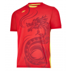 Yonex Dragon Swoosh T-Shirt Unisex/Junior Red